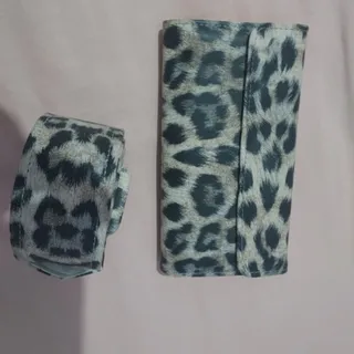 کیف و کمربند ست پلنگی