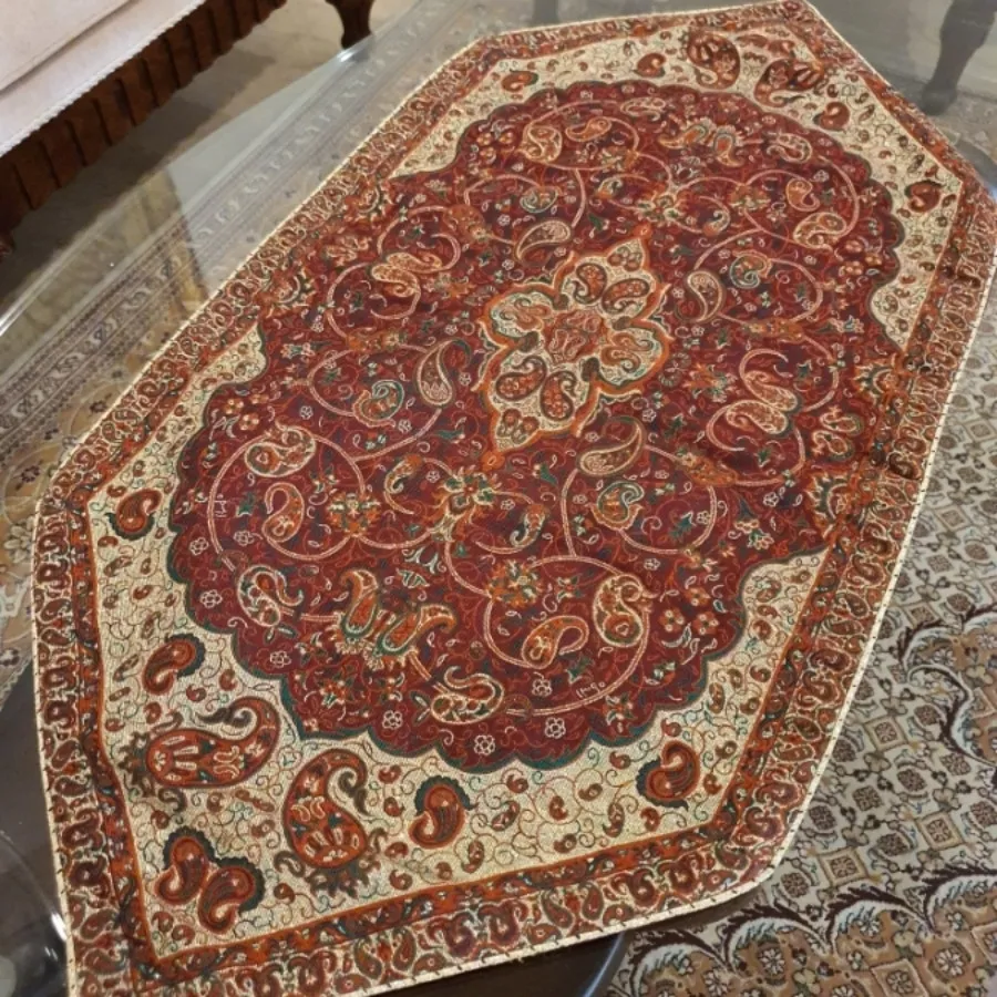 رومیزی چهار تکه ترمه
