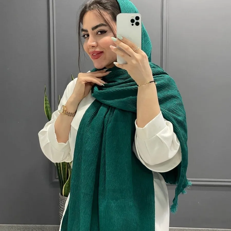 شال نخی پفکی