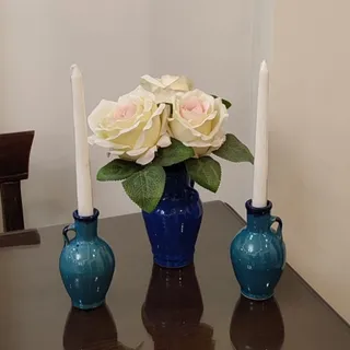 دکوری گلدان شمعدان جاشمعی