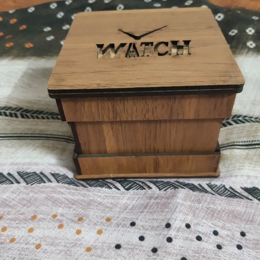 جعبه ساعت چوبی