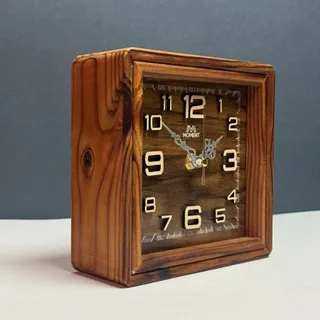 ساعت چوبی رومیزی