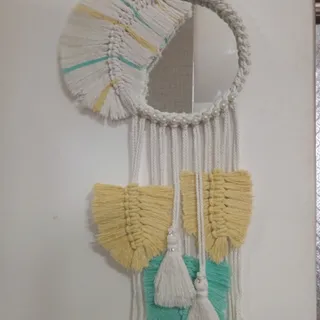 آینه نهال مکرومه بافی