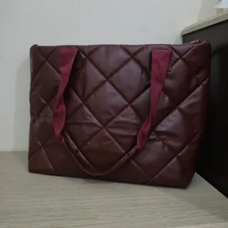 کیف بزرگ زرشکی