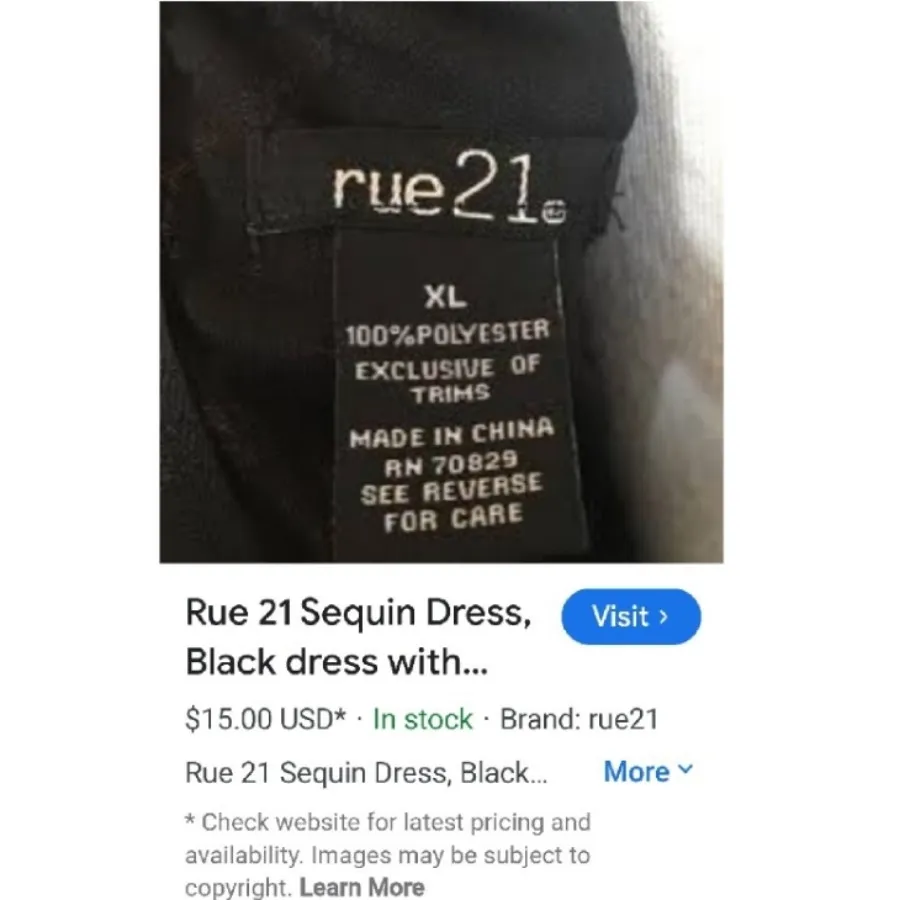 دامن دانتل برند rue21