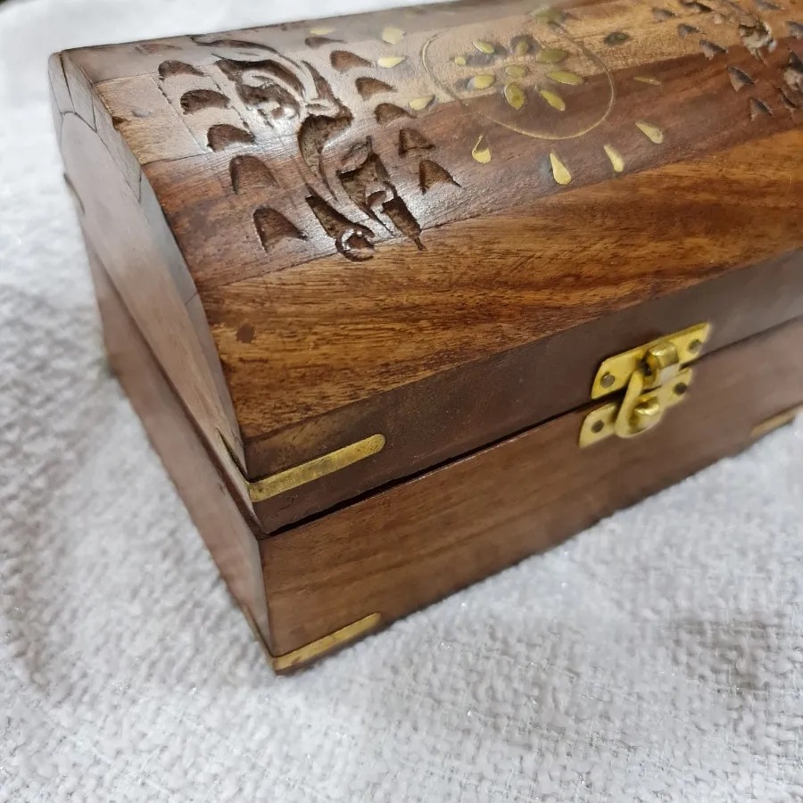 جعبه جواهرات چوبی
