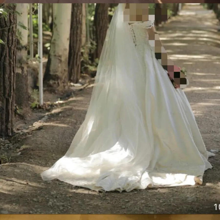 لباس عروس مروارید دوزی