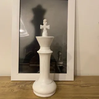 مجسمه شاه شطرنج