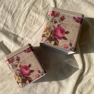 باکس/جعبه فلزی گلدار