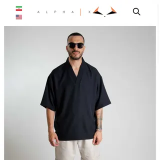 تیشرت مردانه کیمونو برند