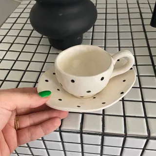 فنجان نعلبکی دستساز