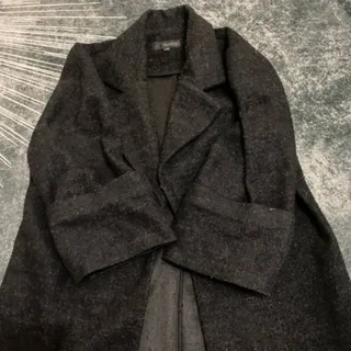 کت زغالی پشمی