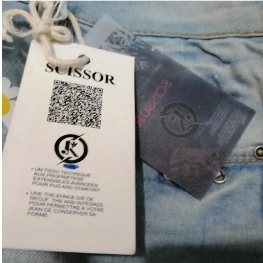شلوارک  اتیکتدار سایز44