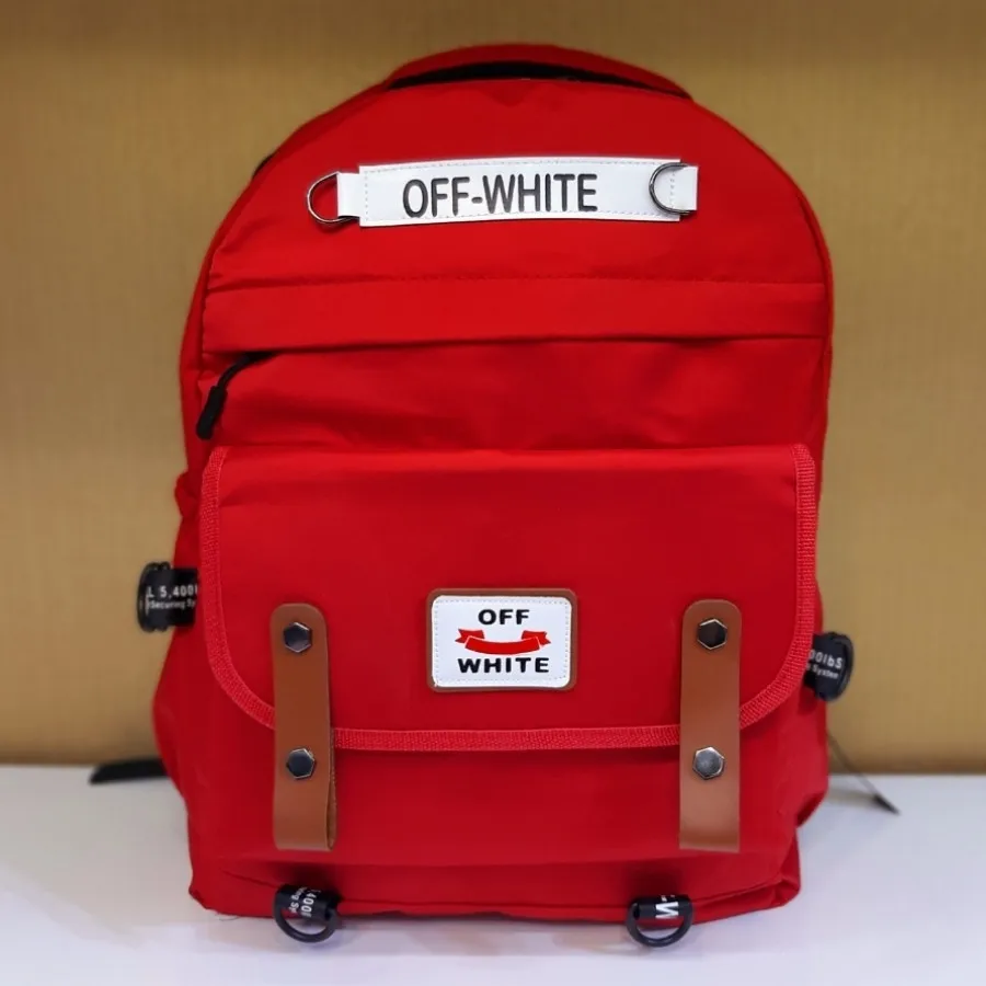 کوله پشتی off white قرمز