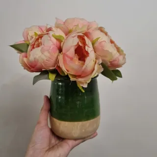 گل گلدون گلدان مصنوعی