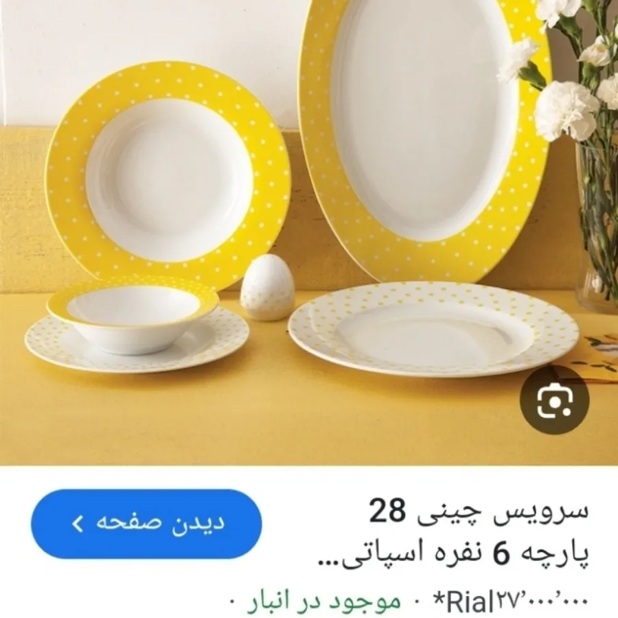 سرویس چینی زرین  زرداسپات