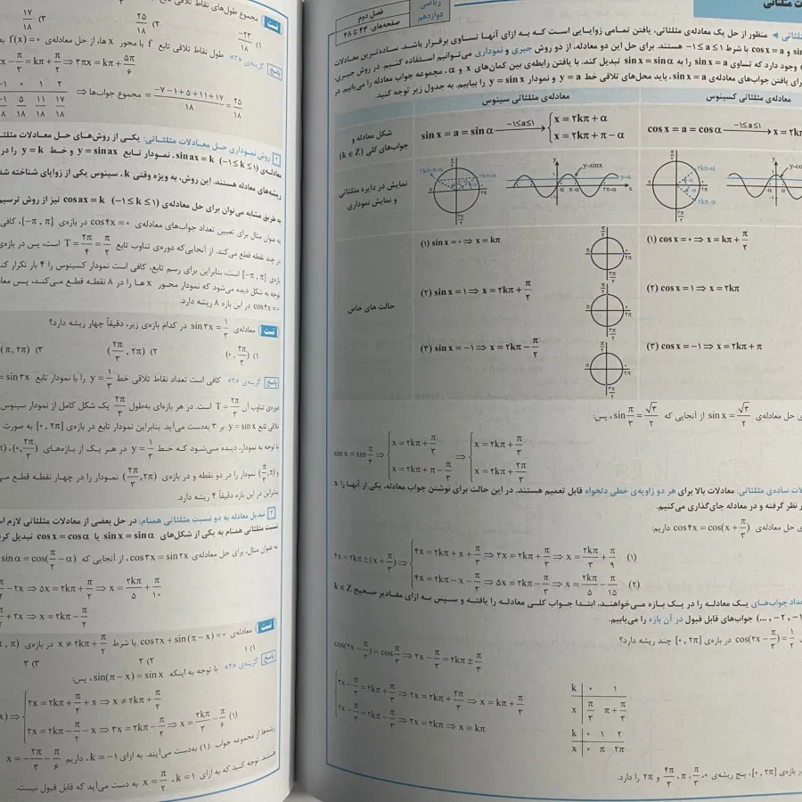 کتاب تست ریاضیات کنکور