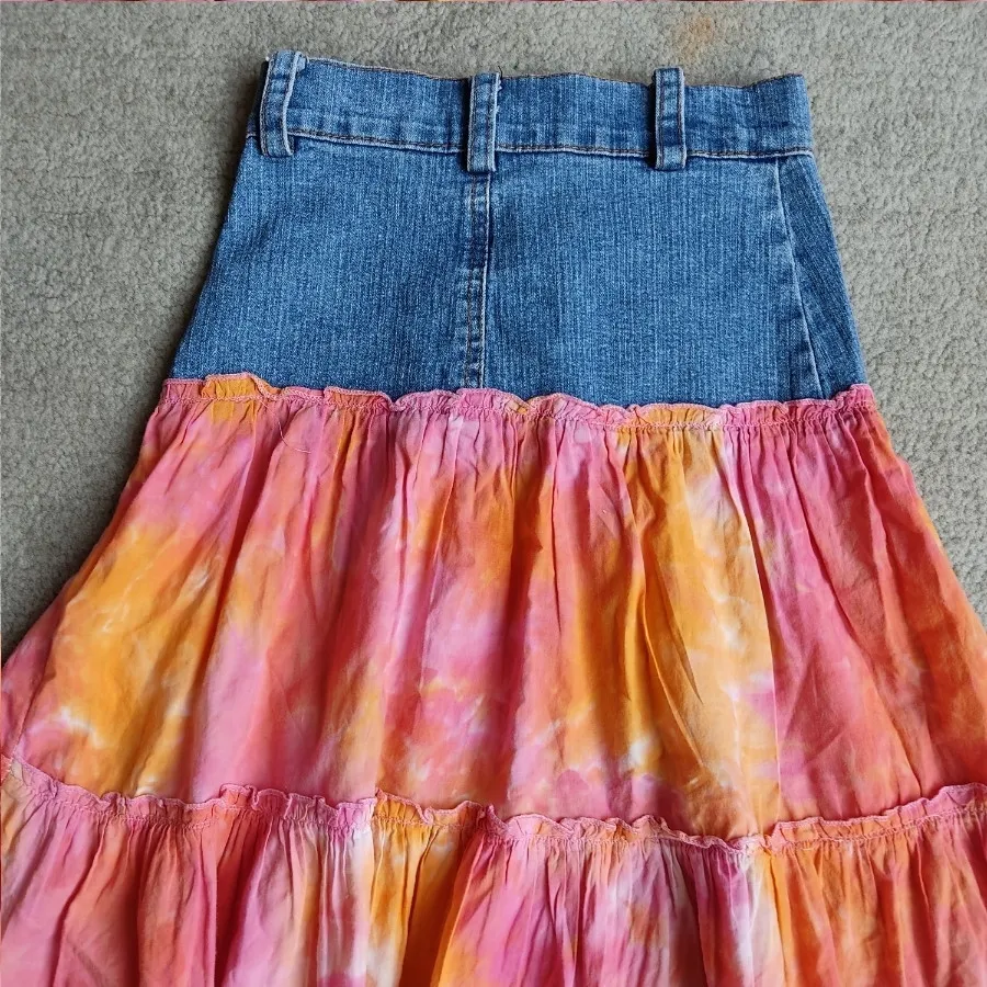 دامن جین وپارچه زیبا