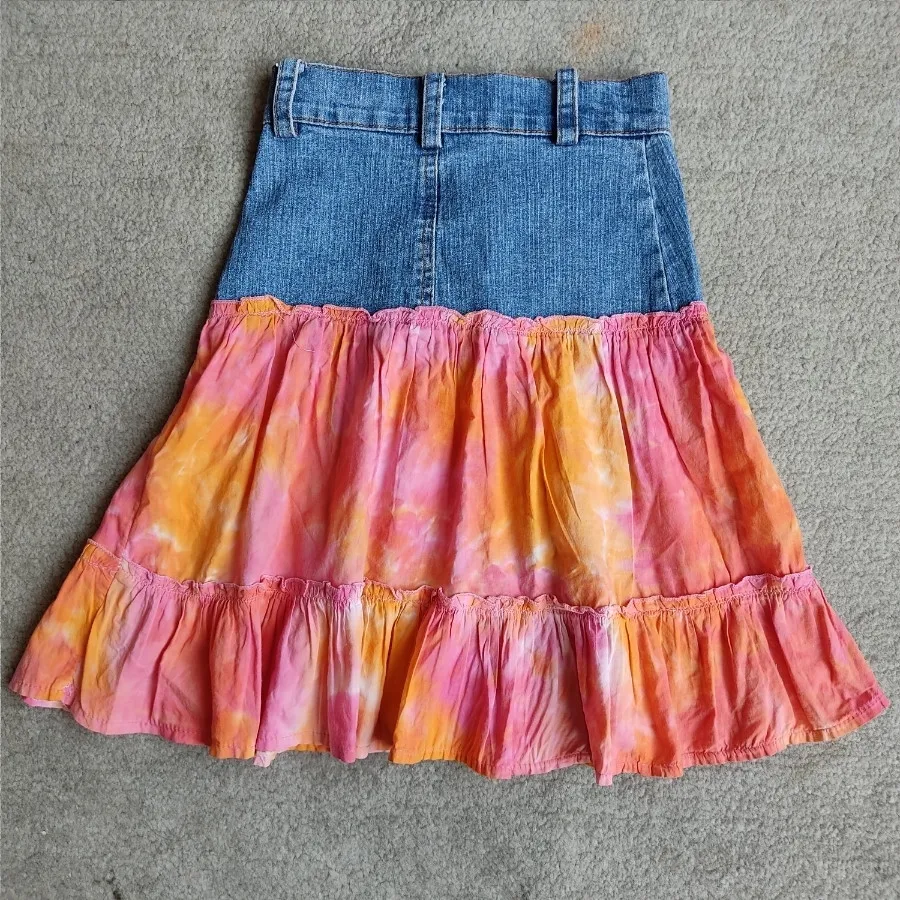 دامن جین وپارچه زیبا