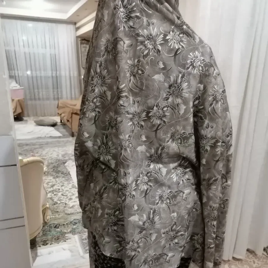پارچه چادر نقره کوب