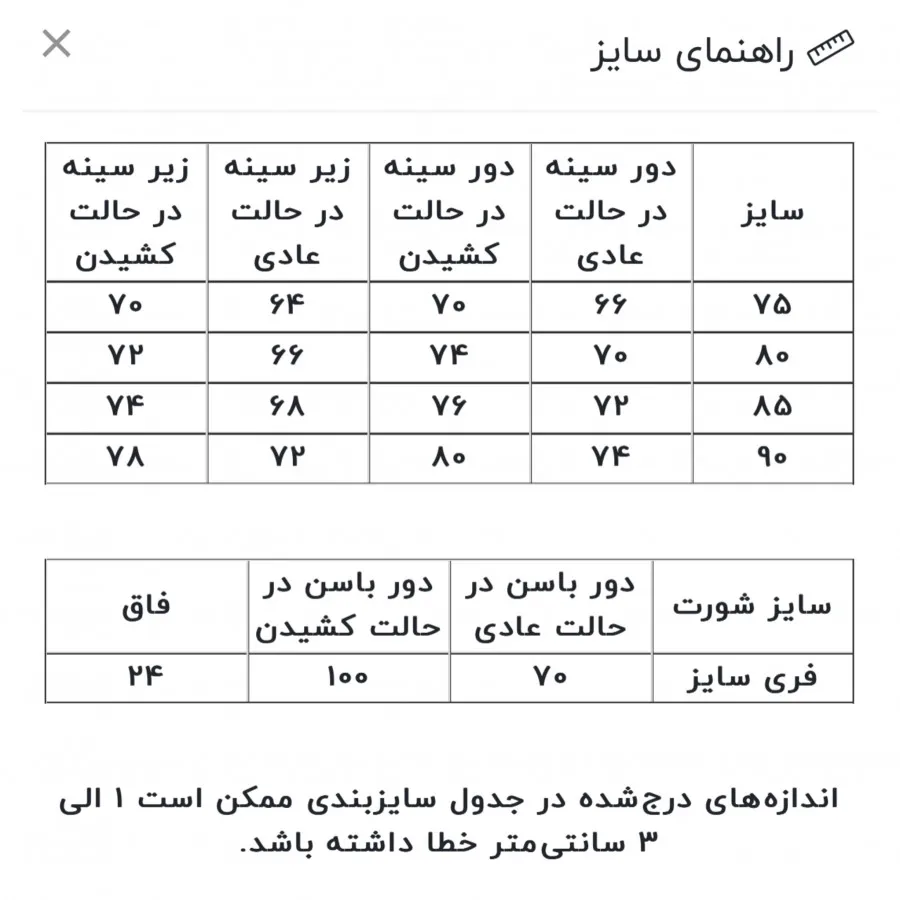 ست لباس زیر