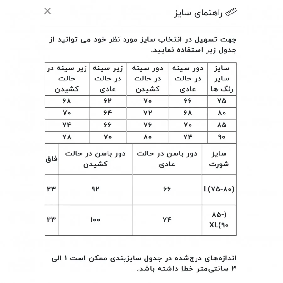 ست لباس زیر