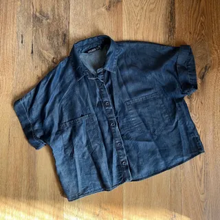 بلوز کراپ زارا