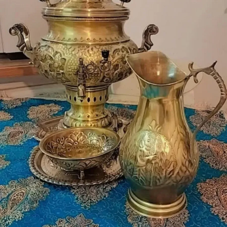 سماور برنجی