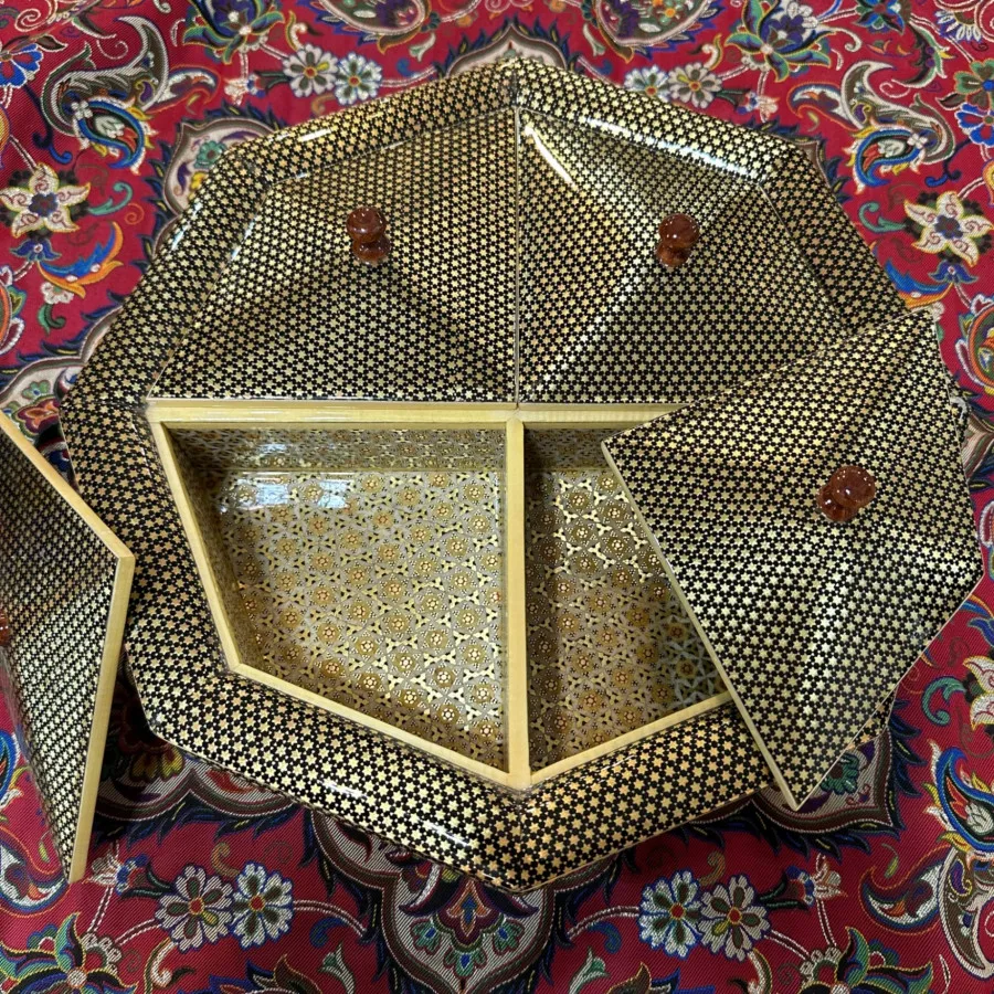 شکلات خوری چندتکه ای خاتم