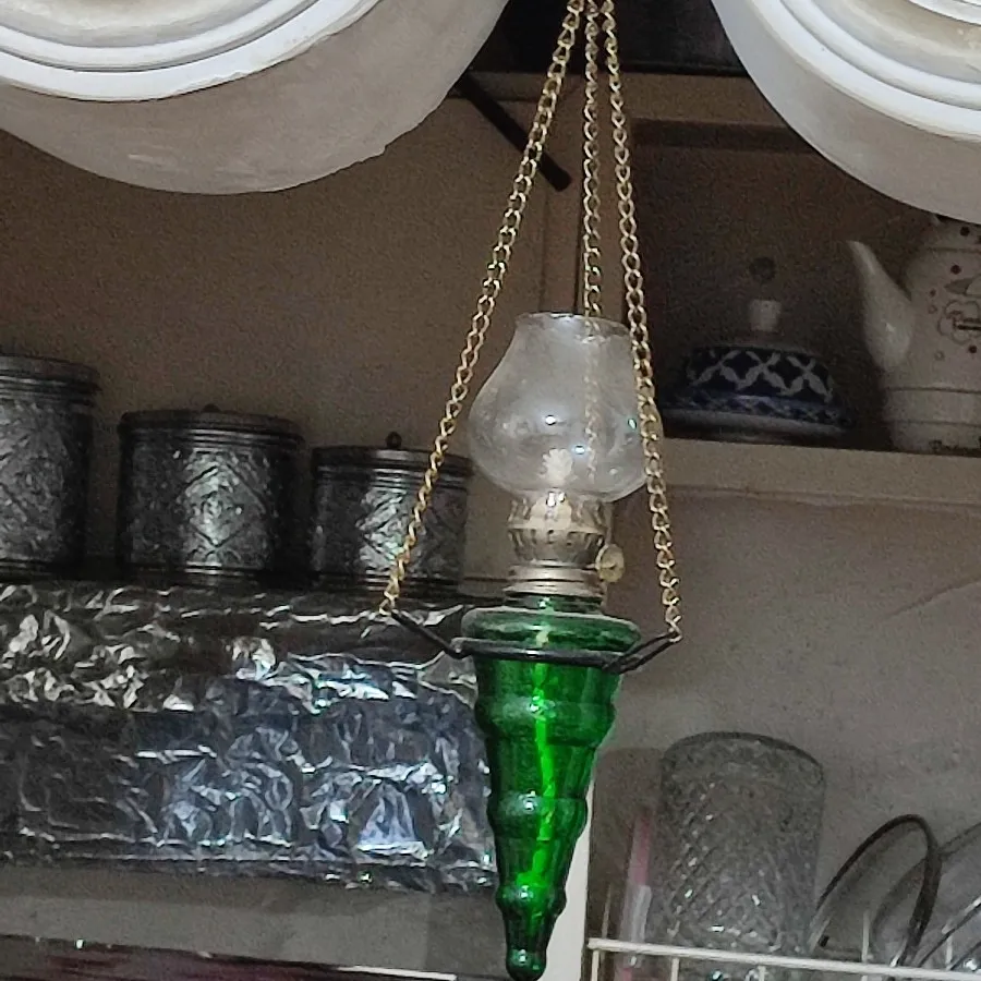 چراغ نفتی طرح قدیمی زیبا