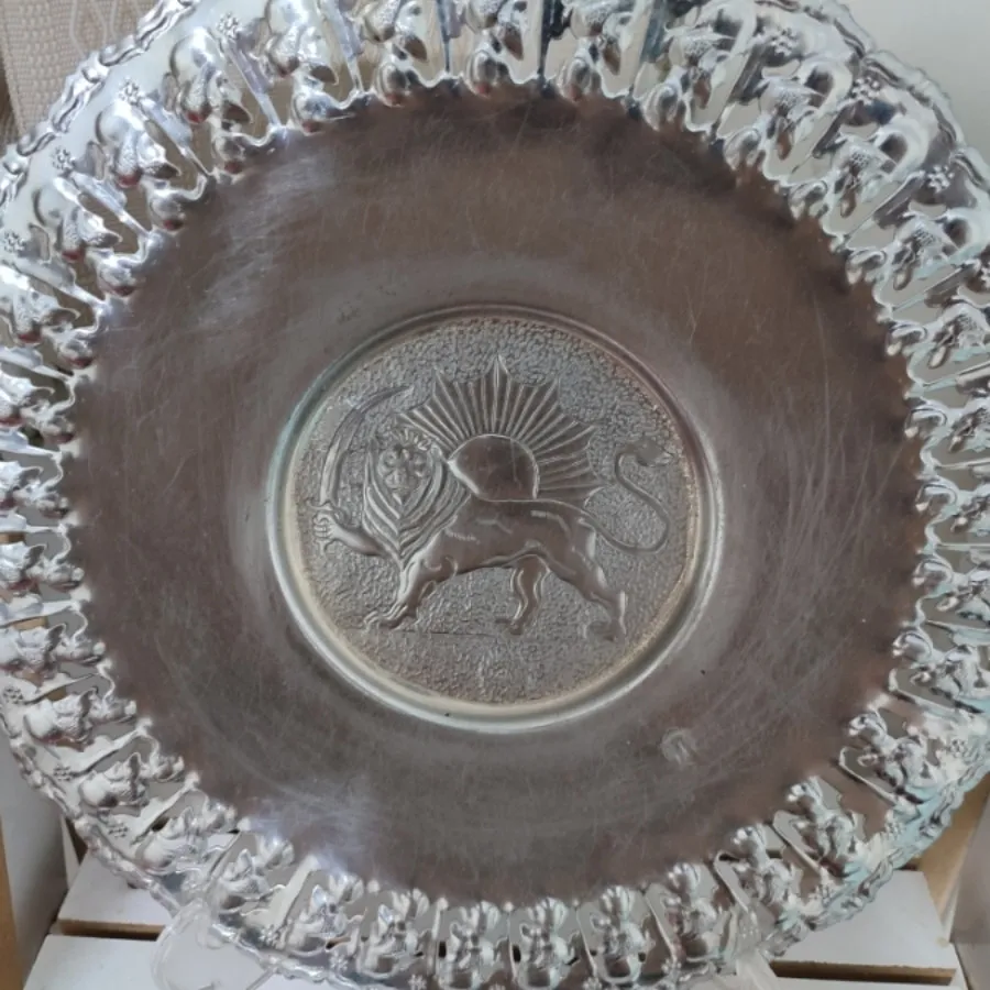 ست شیرنی خوری برنجی قلم