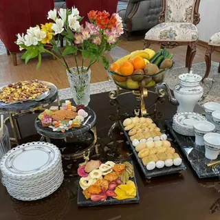 ظرف پذیرایی سنگی (4 تیکه)