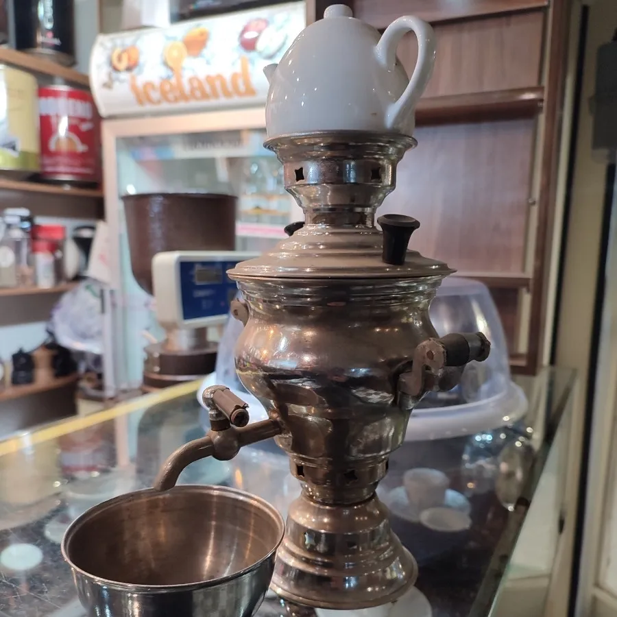 سماور ذغالی نقلی قدیمی