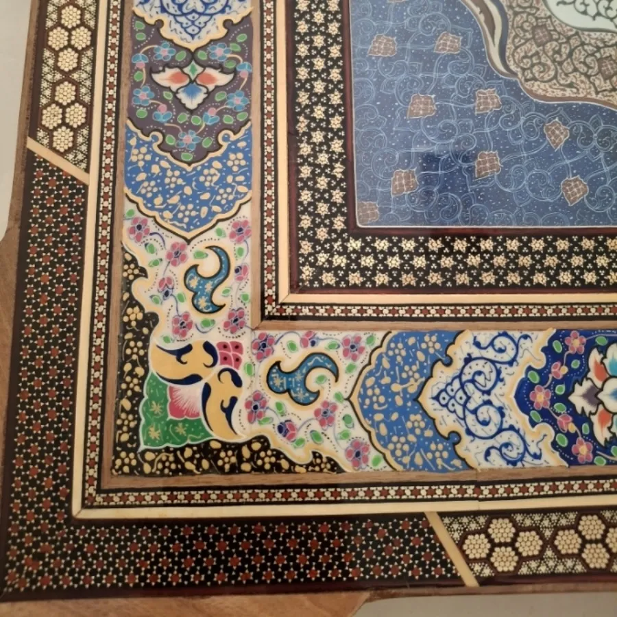 ساعت میناکاری خاتم تذهیب
