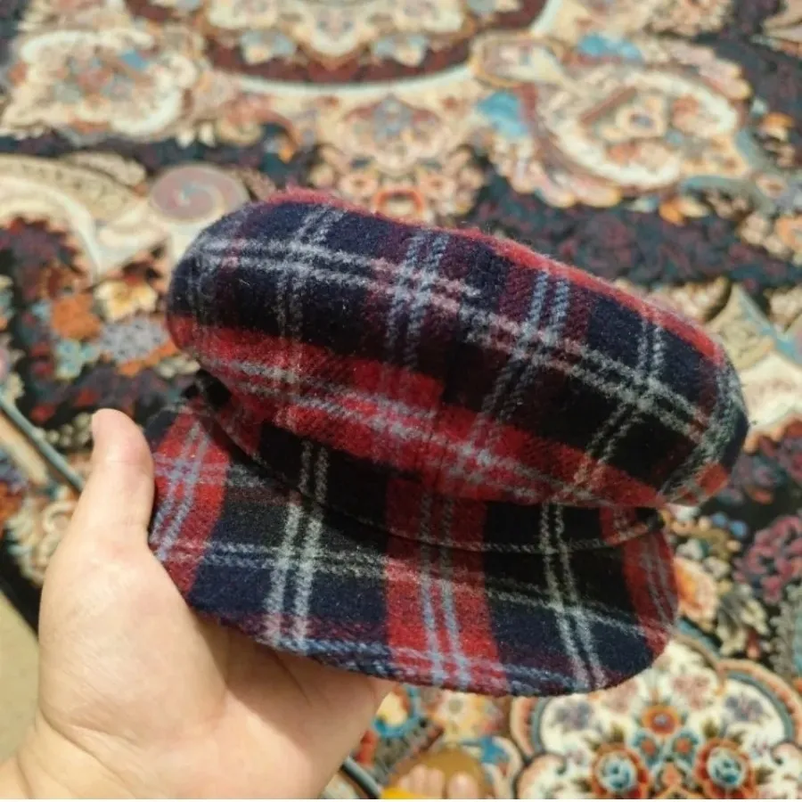 کلاه پشمی چهارخونه