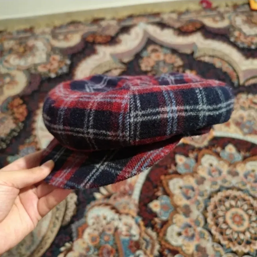 کلاه پشمی چهارخونه