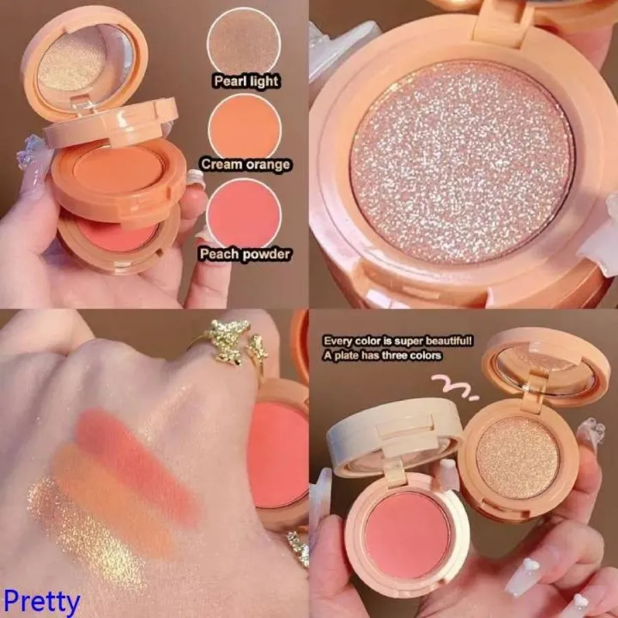 ست رژگونه و هایلایتر