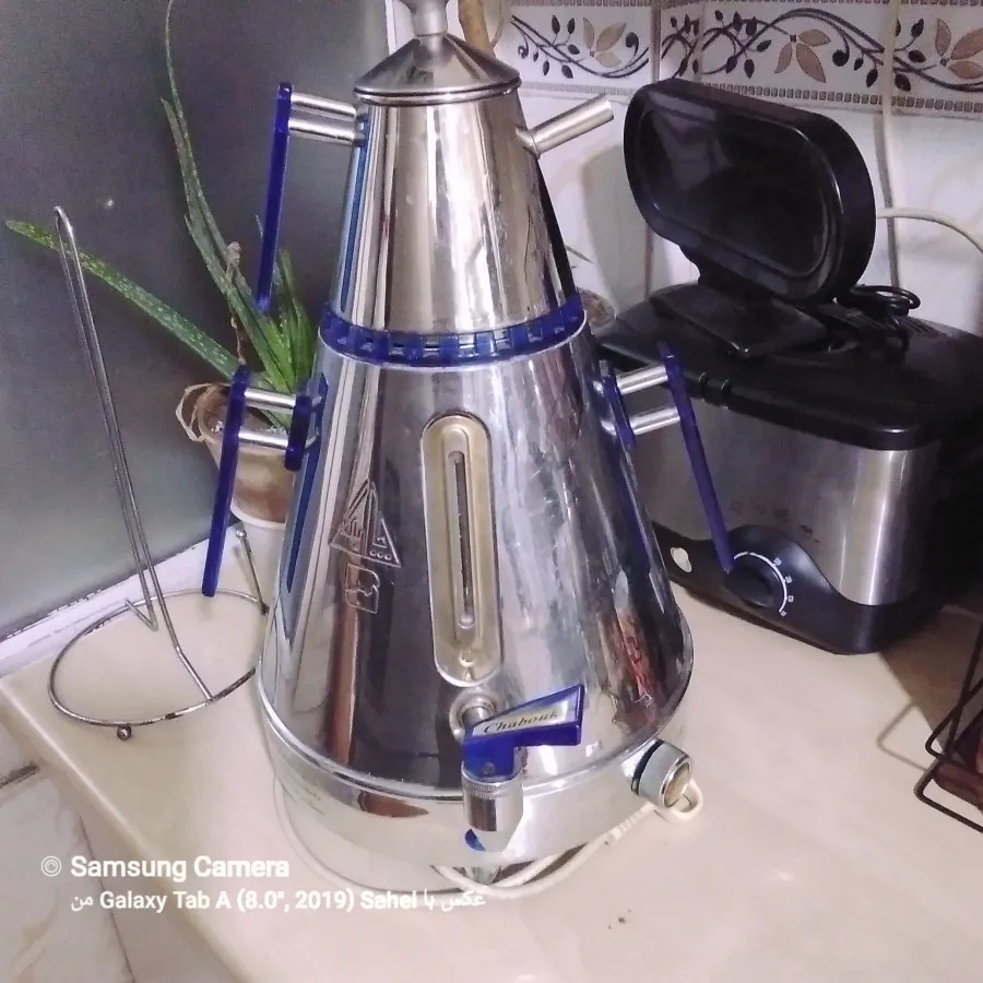 سماور کتری و قوری استیل
