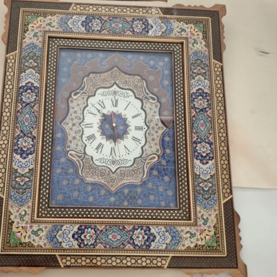 ساعت میناکاری خاتم تذهیب