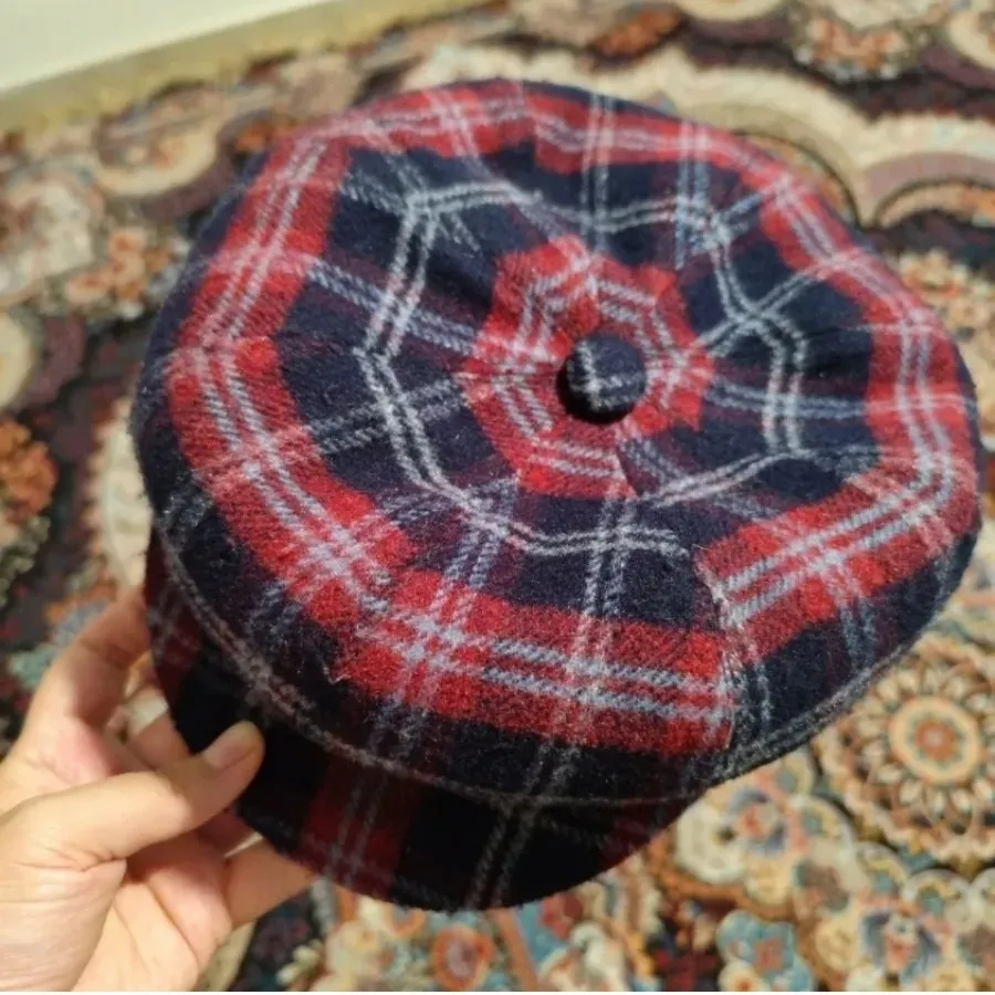 کلاه پشمی چهارخونه