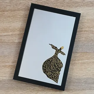 نقاشی پشت آینه