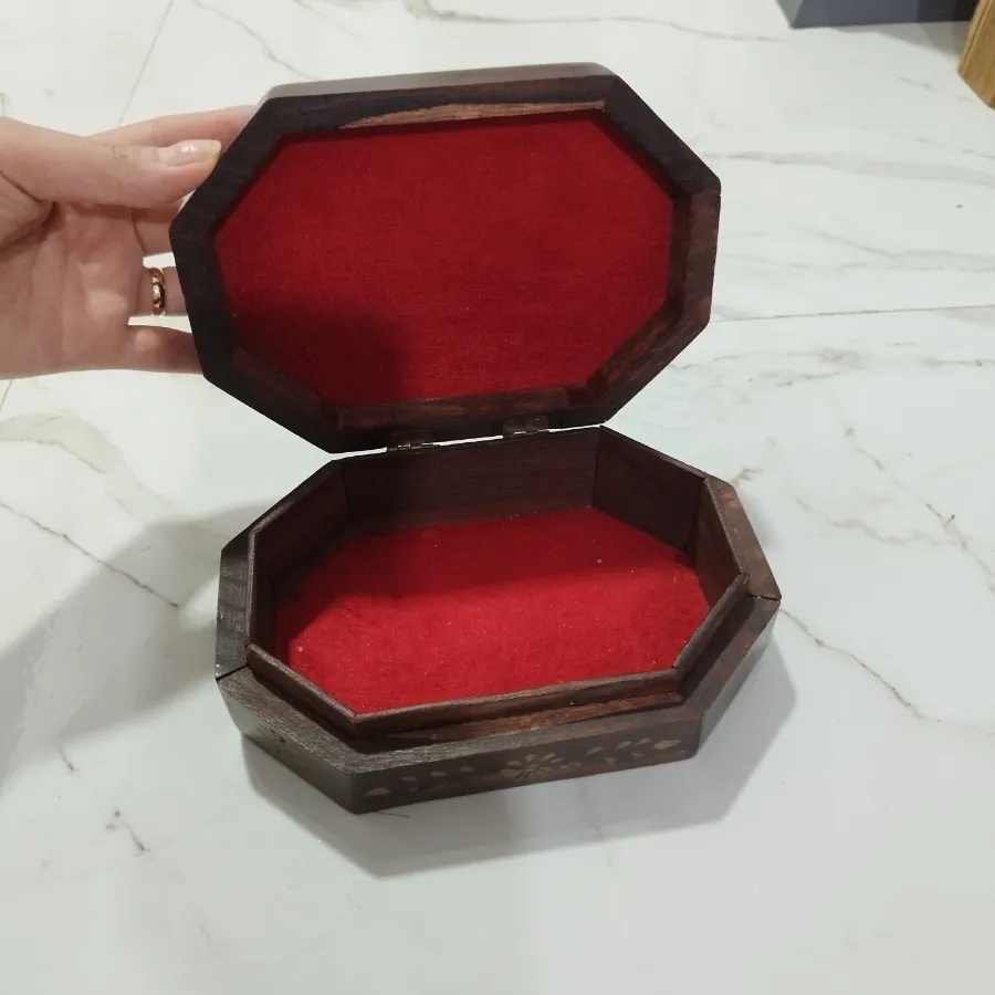 جعبه جواهر برنج کاری اصل