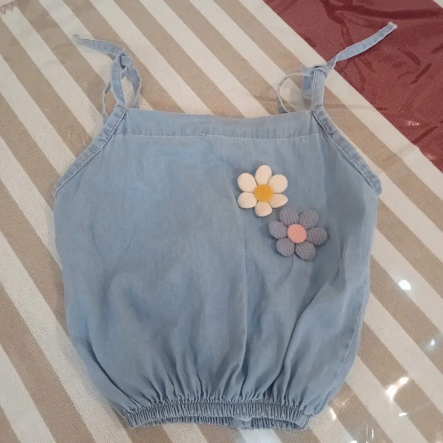 تاپ وشلوار لی دو گل کودک