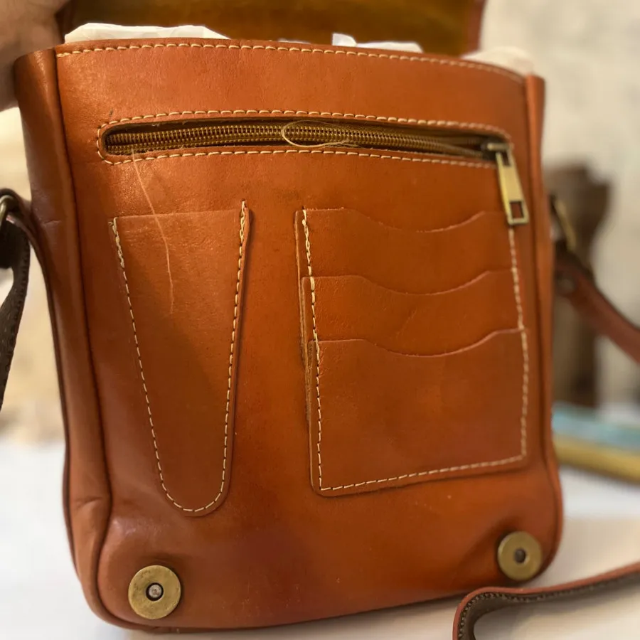 کیف چرم بند بلند