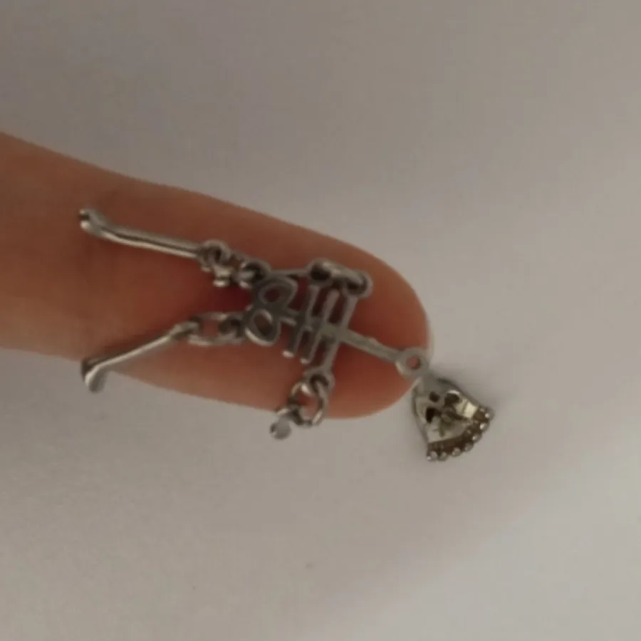 گوشواره اسکلت استیل