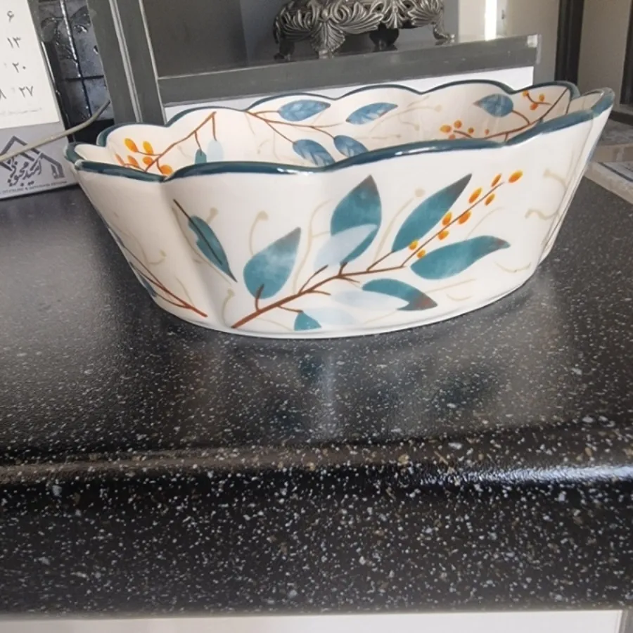 ظرف دالبری گلدار