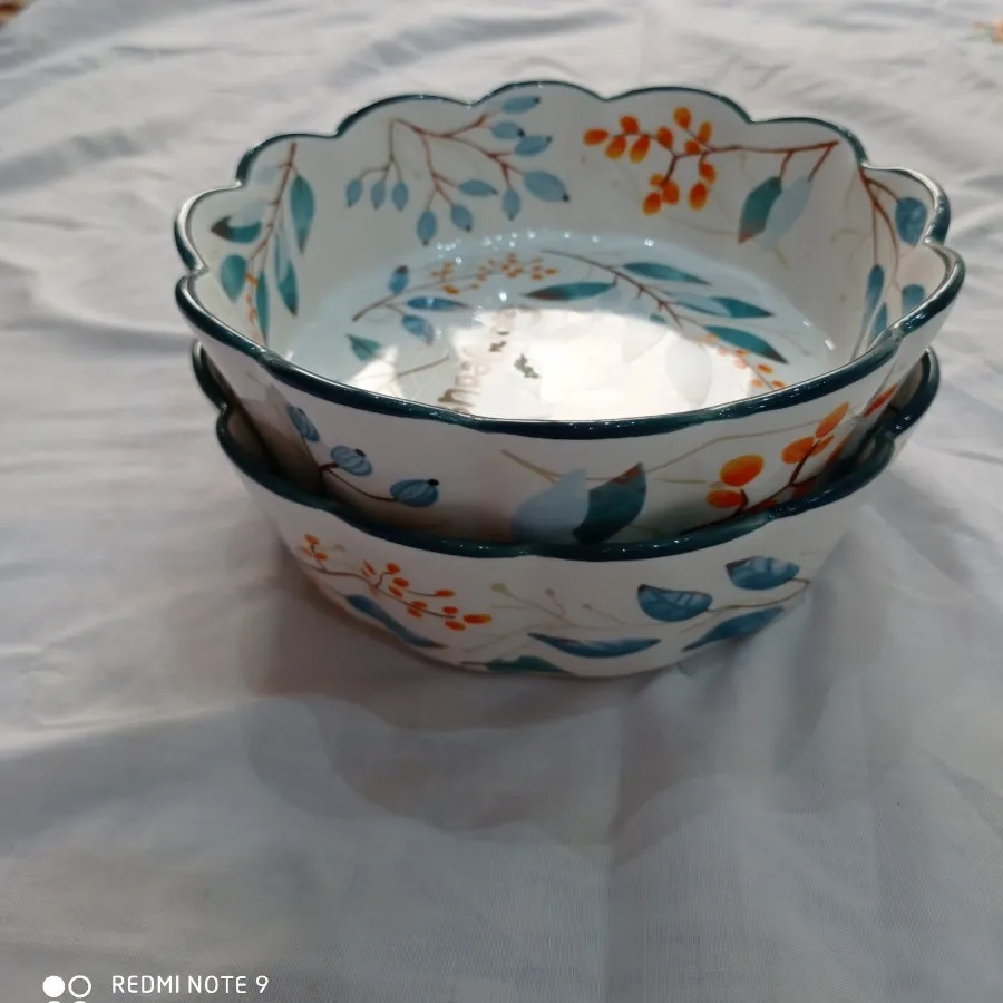 ظرف دالبری گلدار