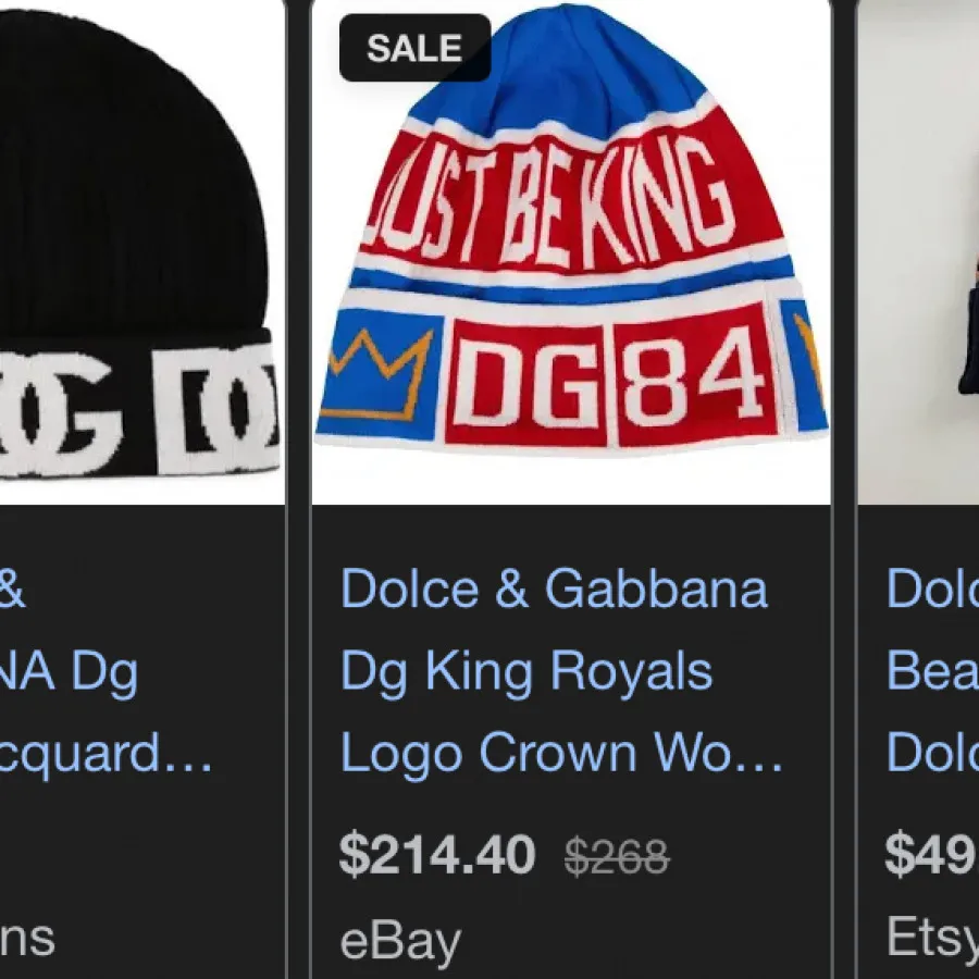 کلاه D&G