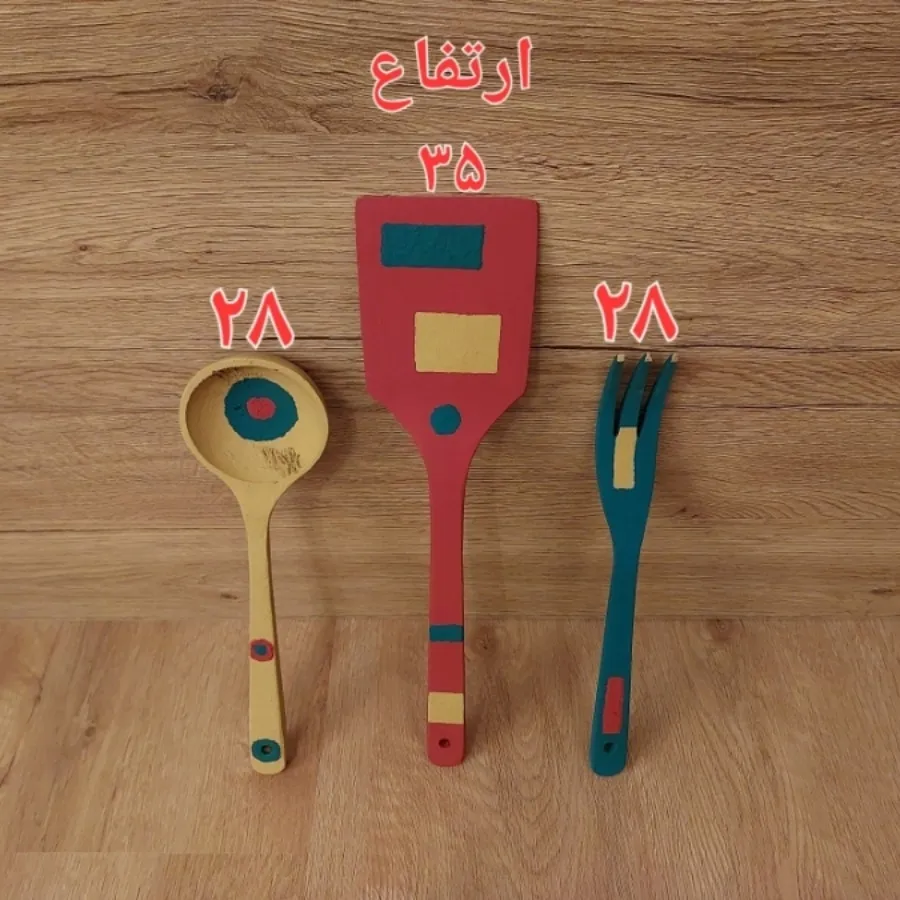 قاشق چوبی دکوراتیو