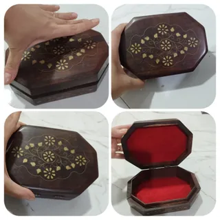 جعبه جواهر برنج کاری اصل